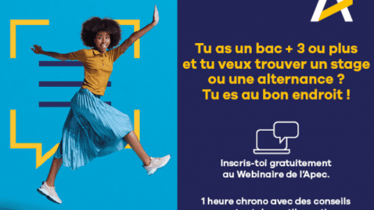 Webinaires « Objectif stage et alternance »