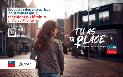 Webinaire : rencontrez des entreprises industrielles qui recrutent au féminin en Ile-de-France
