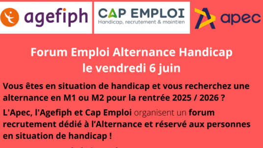 Forum recrutement alternance & handicap
