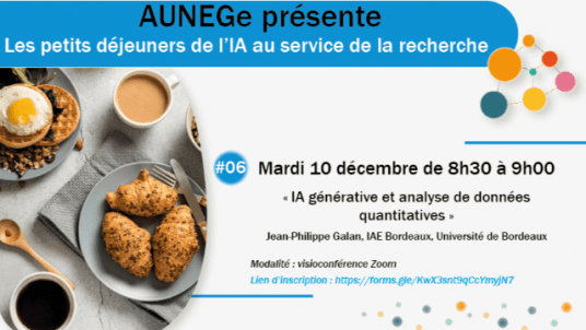 Webinaire : IA générative et analyse de données quantitatives