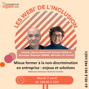 Webinaire sur l'inclusion : "Mieux former à la non-discrimination en entreprise : enjeux et solutions"